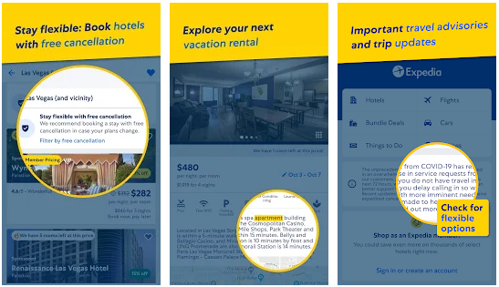Expedia Hotels best Android apps for booking hotels