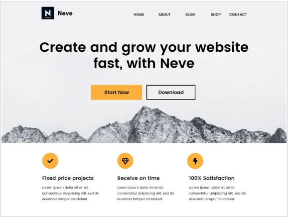 Neva best free WordPress themes