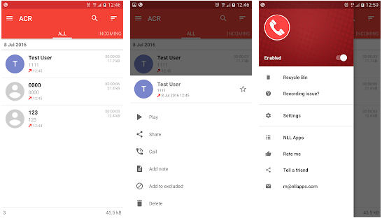 call recorder acr best call recording application for android