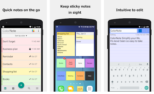color note application bes microsoft one note alternative application