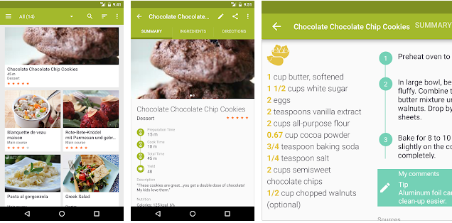 cookmate best meal planning application for android